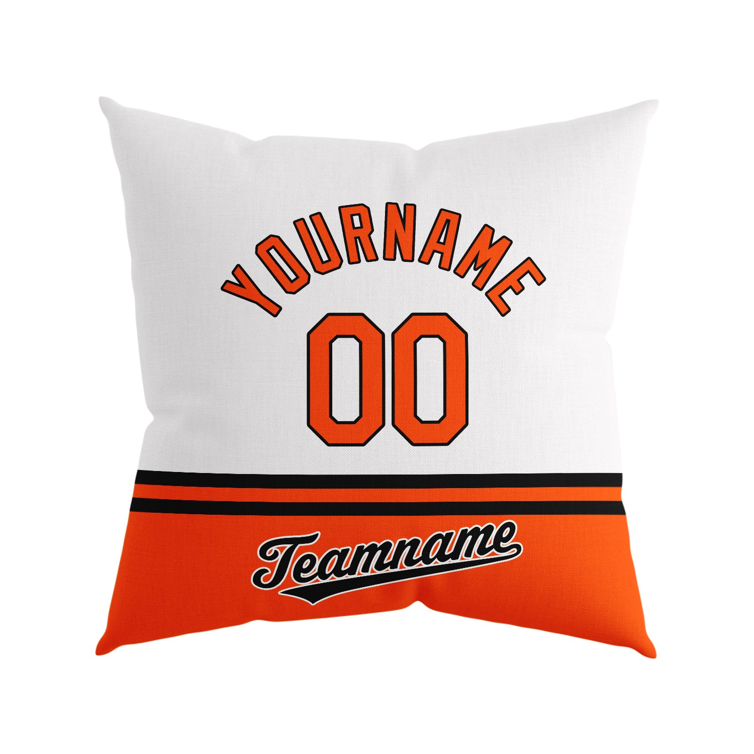 Custom Baseball Throw Pillow for Men Women Boy Gift Printed Your Personalized Name Number Baltimore