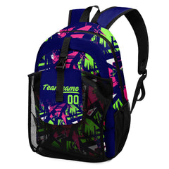 Customize Royal Green Backpacks Featuring Personalized Names, Numbers and Logos