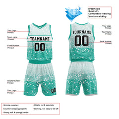 Custom Green Basketball Jersey for man women uniform Suit Kids Adults Personalized Jersey