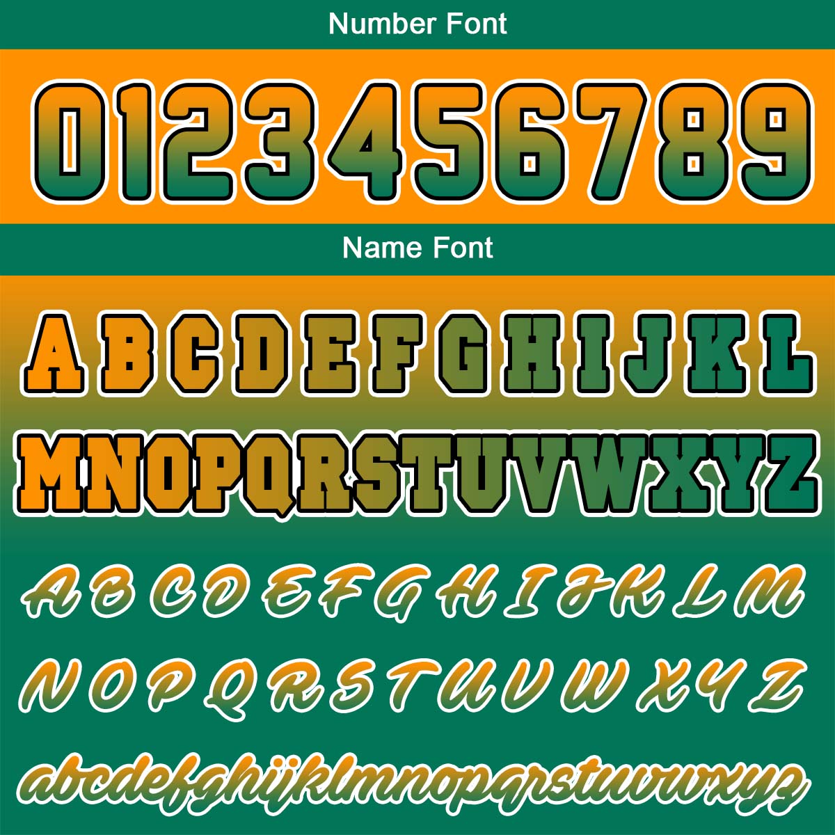 Custom Varsity Jacket Letterman Jacket For Men, Women And Youth Orang&Green