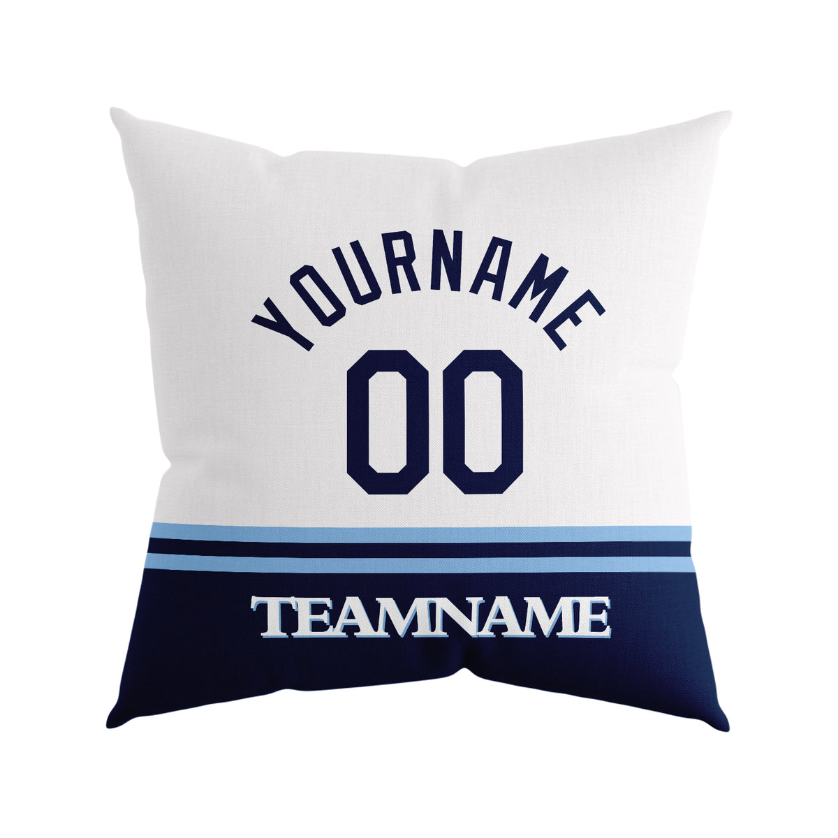 Custom Baseball Throw Pillow for Men Women Boy Gift Printed Your Personalized Name Number Tampa Bay