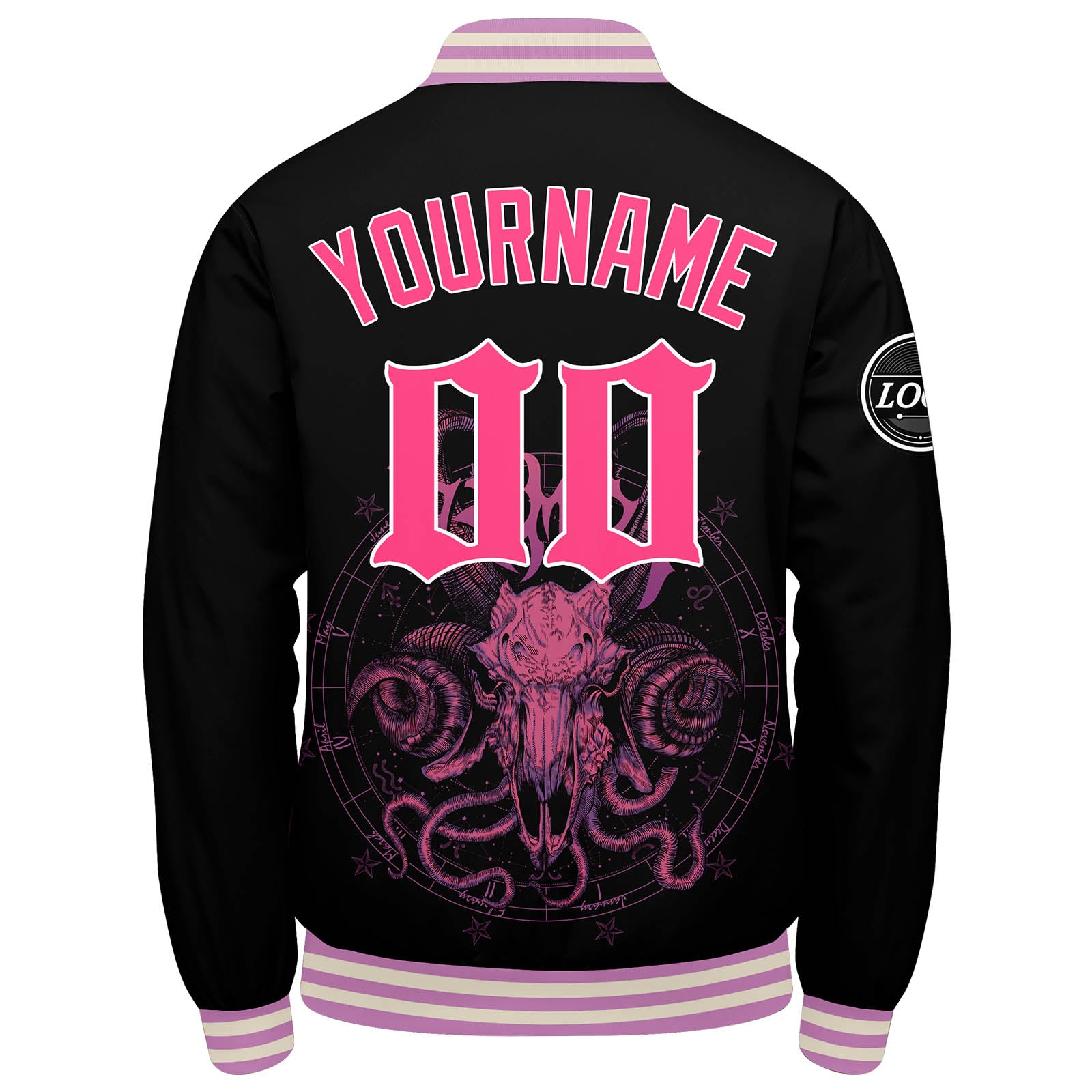 Custom Varsity Jacket Letterman Jacket For Men, Women And Youth Pink