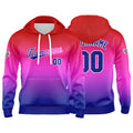 Custom Sweatshirt Hoodie For Man Woman Girl Boy Print Your Logo Name Number Red Purple Blue