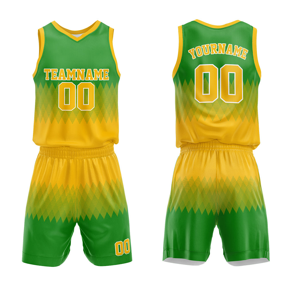 Custom Yellow-Green Basketball Jersey for man women uniform Suit Kids Adults Personalized Jersey