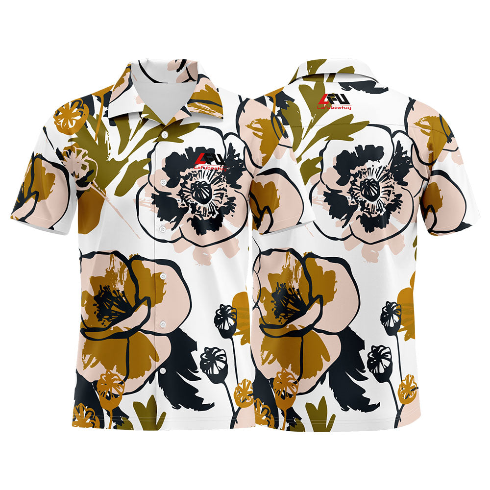 Customize Classic Style Hawaiian Shirts for Adults and Children, Fashionable Shirts