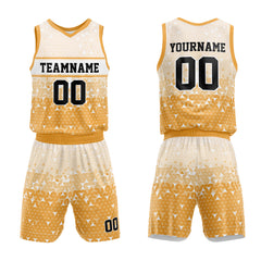 Custom Yellow Basketball Jersey for man women uniform Suit Kids Adults Personalized Jersey