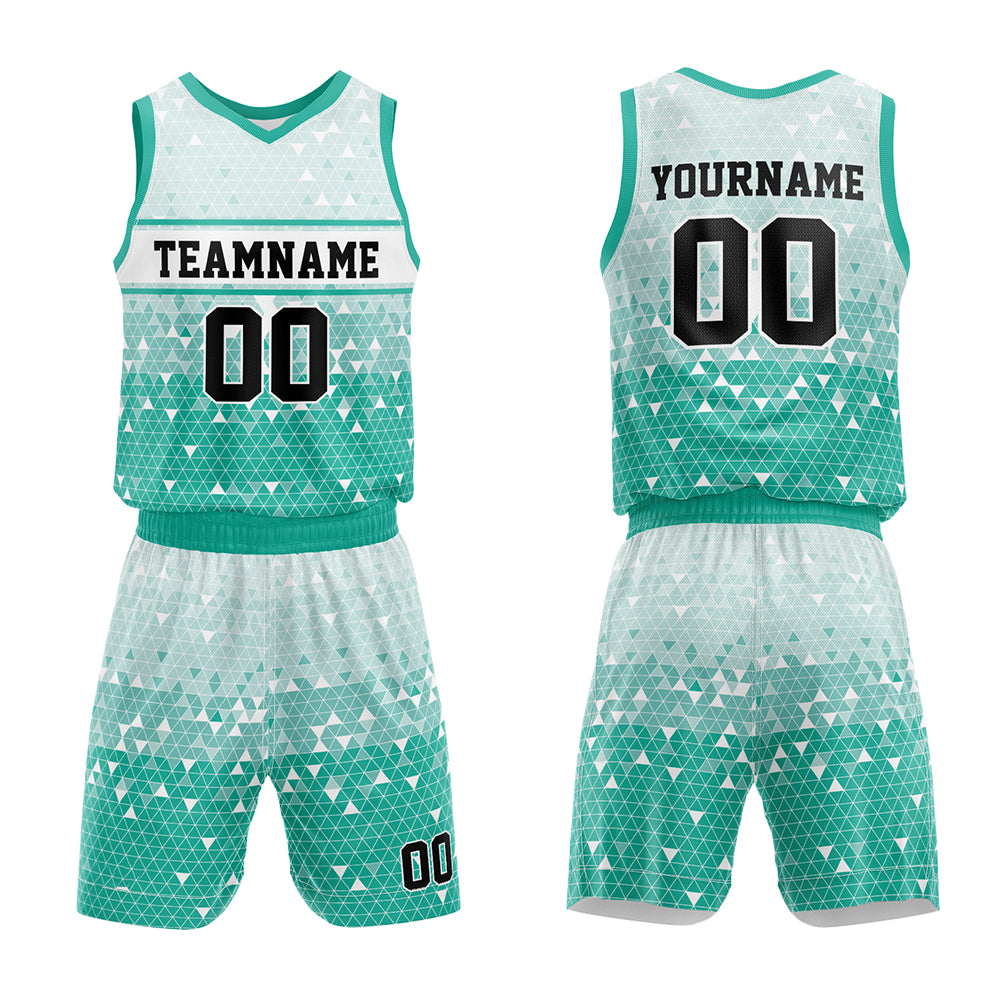 Custom Green Basketball Jersey for man women uniform Suit Kids Adults Personalized Jersey