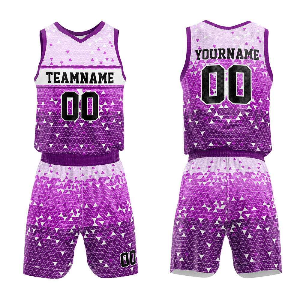 Custom Purple Basketball Jersey for man women uniform Suit Kids Adults Personalized Jersey