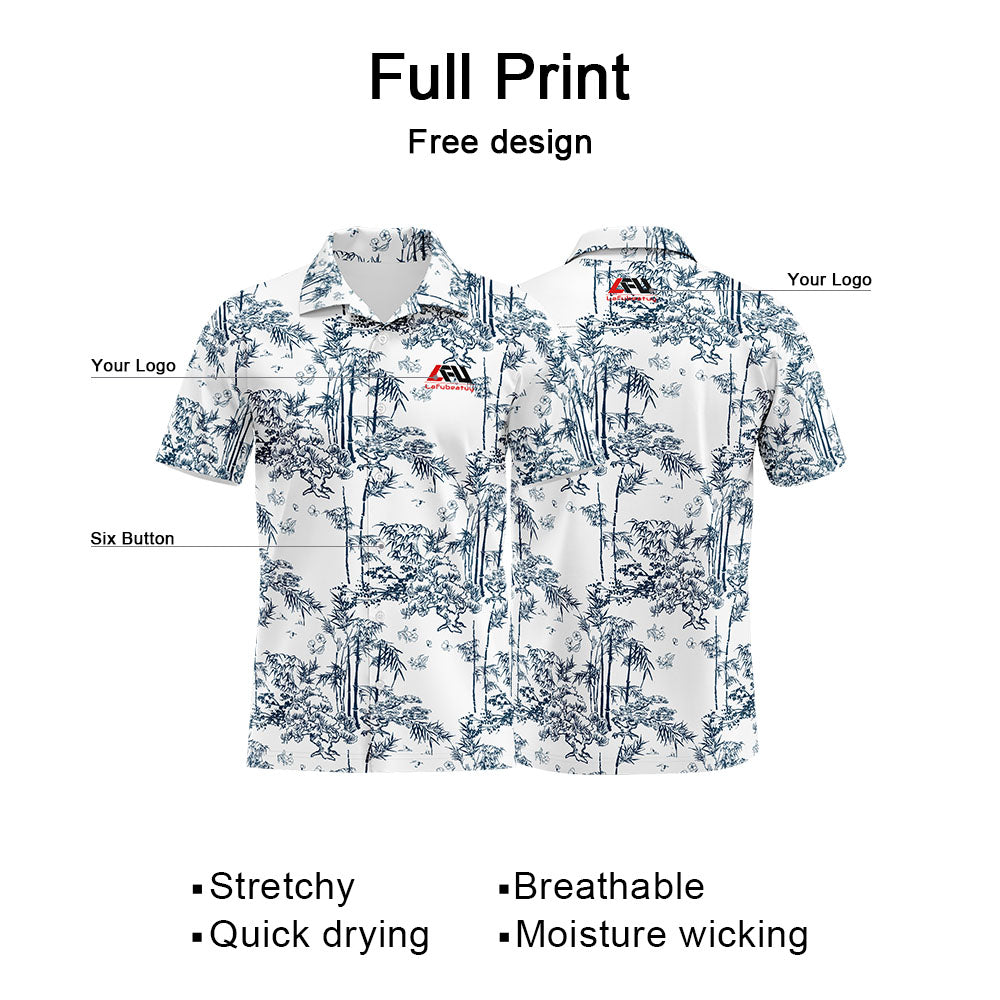 Customize Classic Style Hawaiian Shirts for Adults and Children, Fashionable Shirts