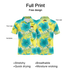 Customize Classic Style Hawaiian Shirts for Adults and Children, Fashionable Shirts