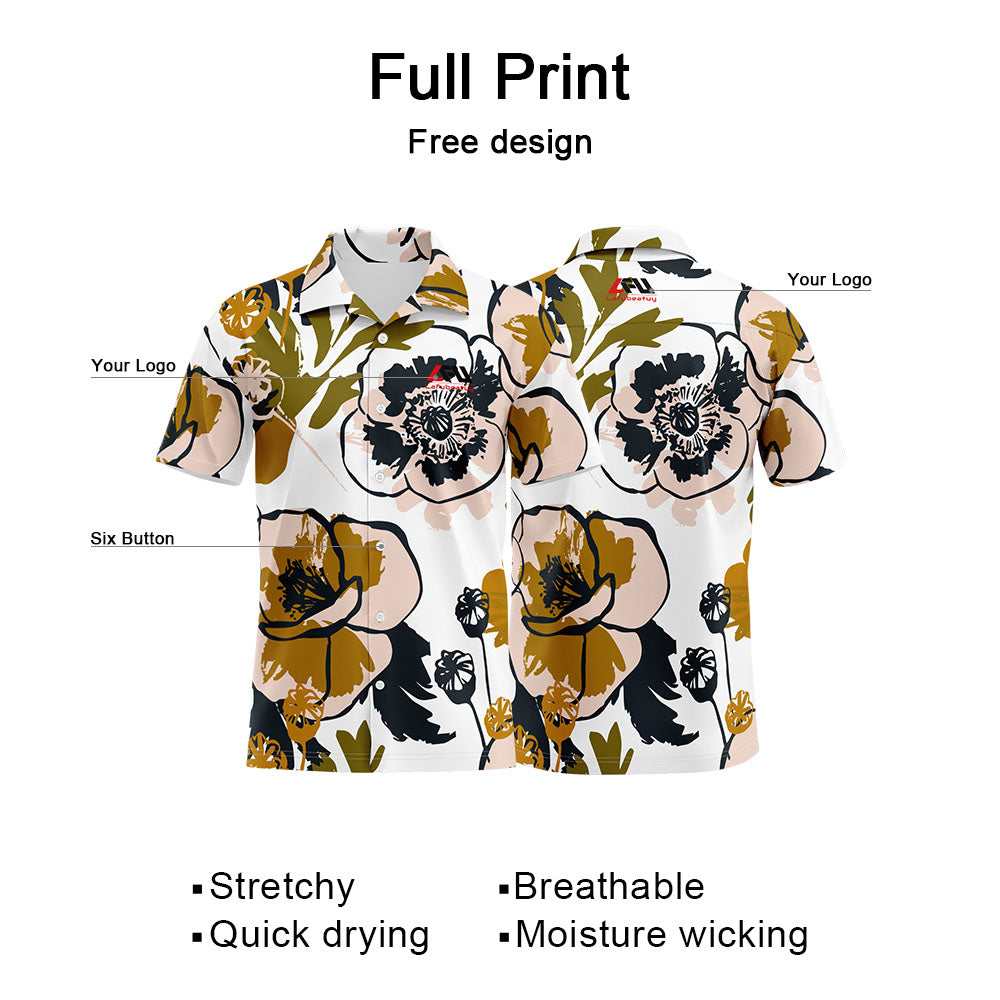 Customize Classic Style Hawaiian Shirts for Adults and Children, Fashionable Shirts