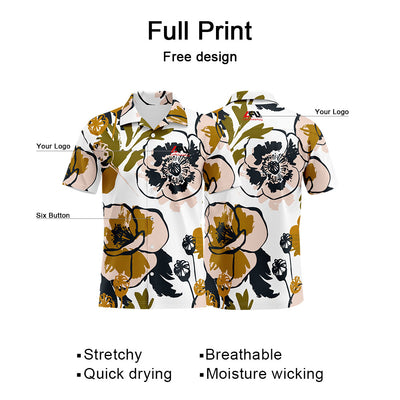 Customize Classic Style Hawaiian Shirts for Adults and Children, Fashionable Shirts