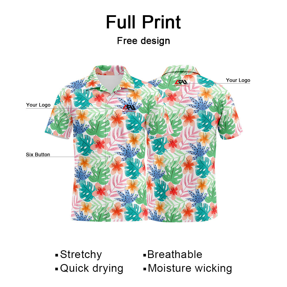 Customize Classic Style Hawaiian Shirts for Adults and Children, Fashionable Shirts