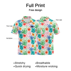 Customize Classic Style Hawaiian Shirts for Adults and Children, Fashionable Shirts