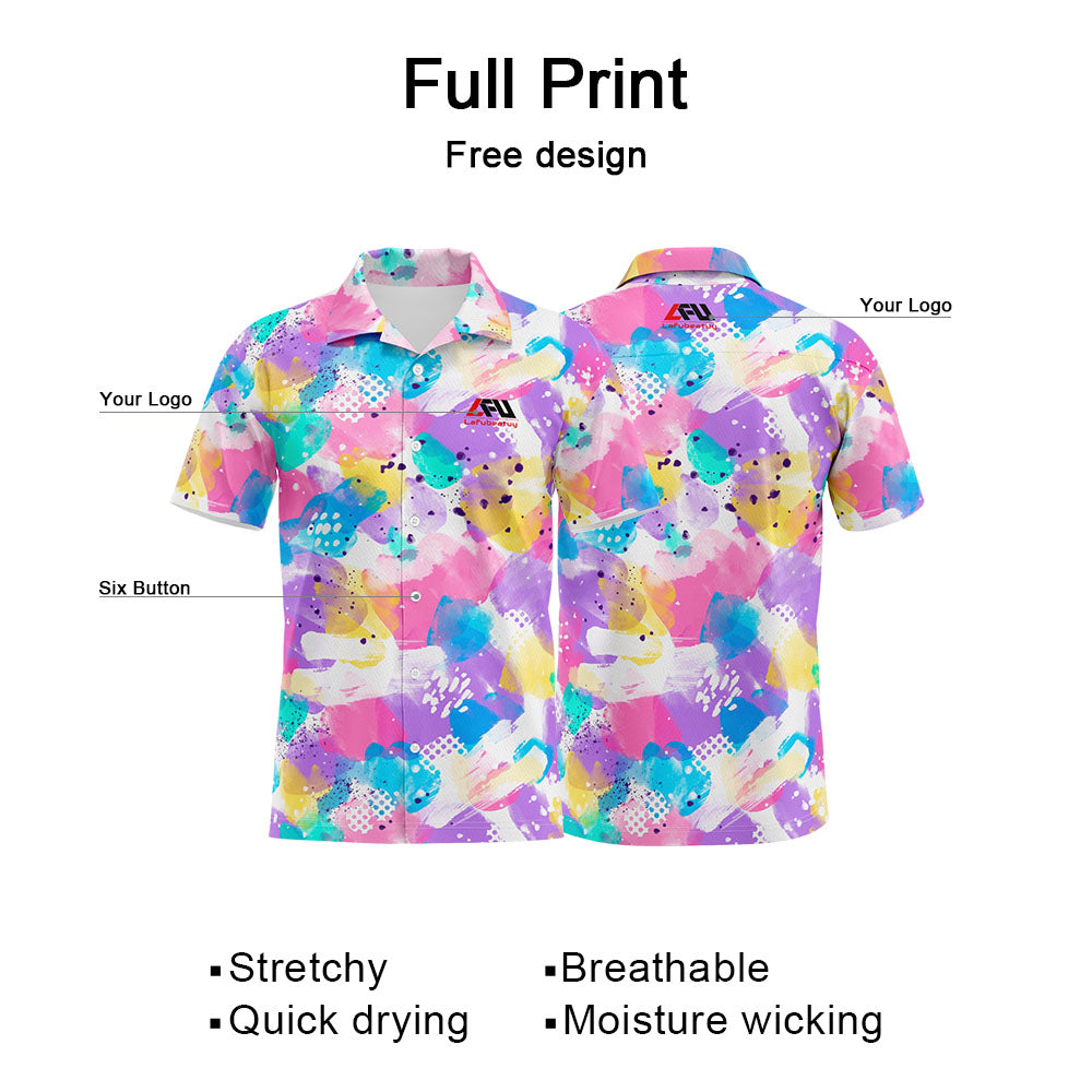 Customize Classic Style Hawaiian Shirts for Adults and Children, Fashionable Shirts