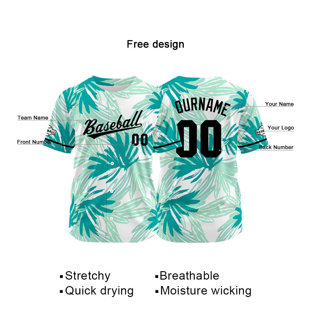 Custom Baseball Jersey Full Print Design Personalized Baseball for Men Women Boy Girl