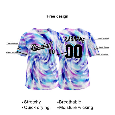 Custom Baseball Jersey Full Print Design Personalized Baseball for Men Women Boy Girl