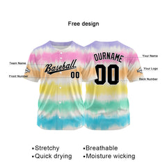 Custom Baseball Jersey Full Print Design Personalized Baseball for Men Women Boy Girl