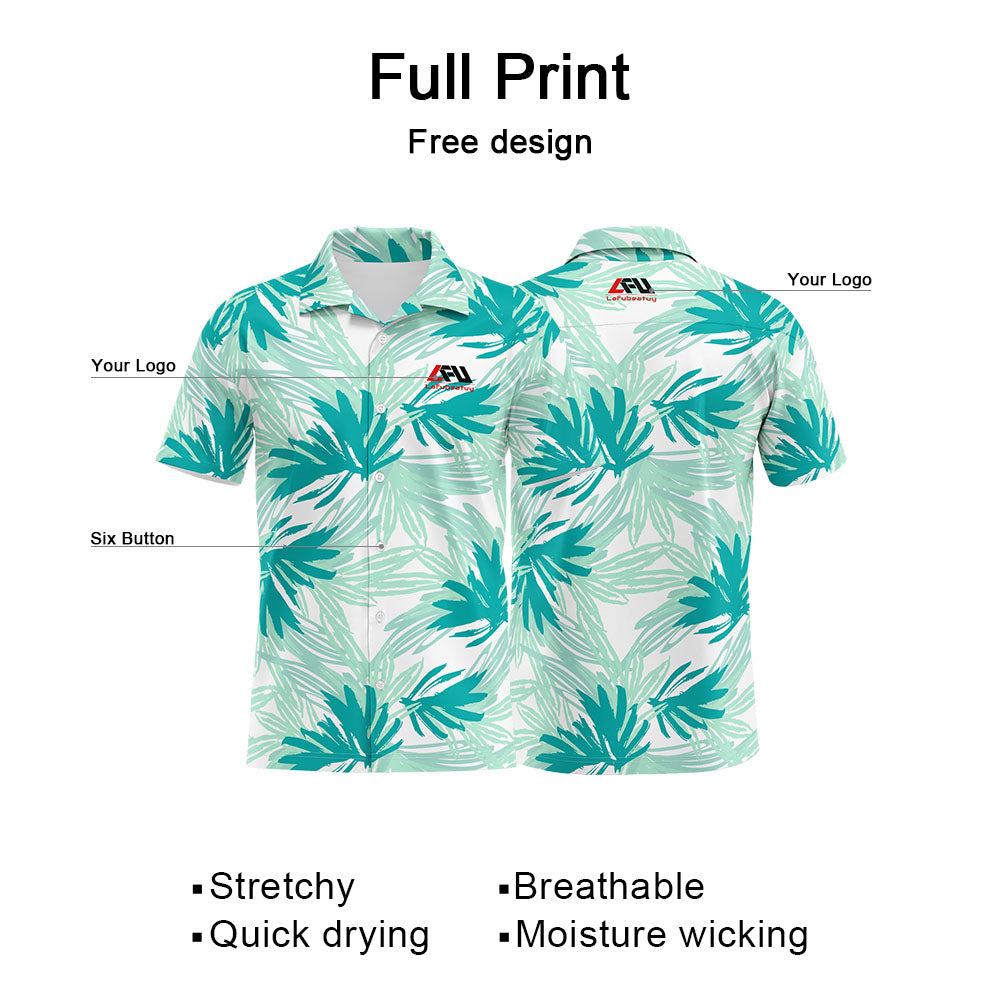 Customize Classic Style Hawaiian Shirts for Adults and Children, Fashionable Shirts