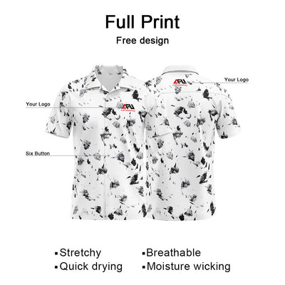 Customize Classic Style Hawaiian Shirts for Adults and Children, Fashionable Shirts