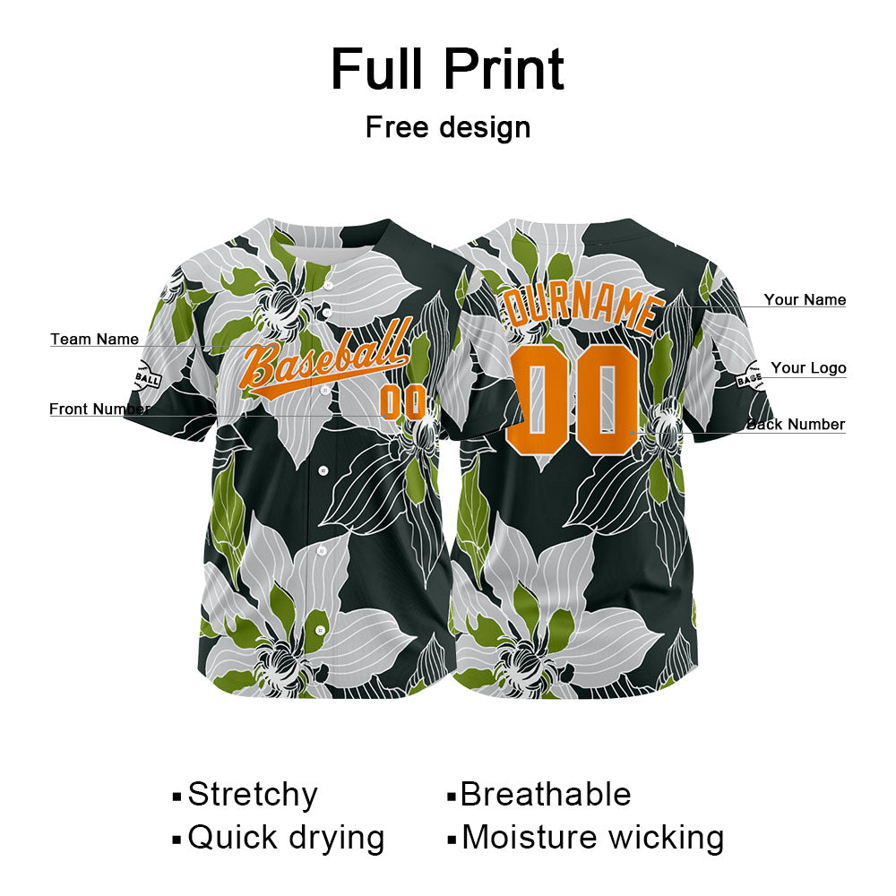 Custom Baseball Jersey Full Print Design Personalized Baseball for Men Women Boy Girl