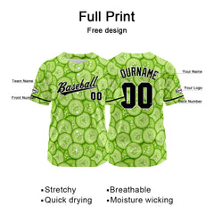 Custom Baseball Jersey Full Print Design Personalized Baseball for Men Women Boy Girl