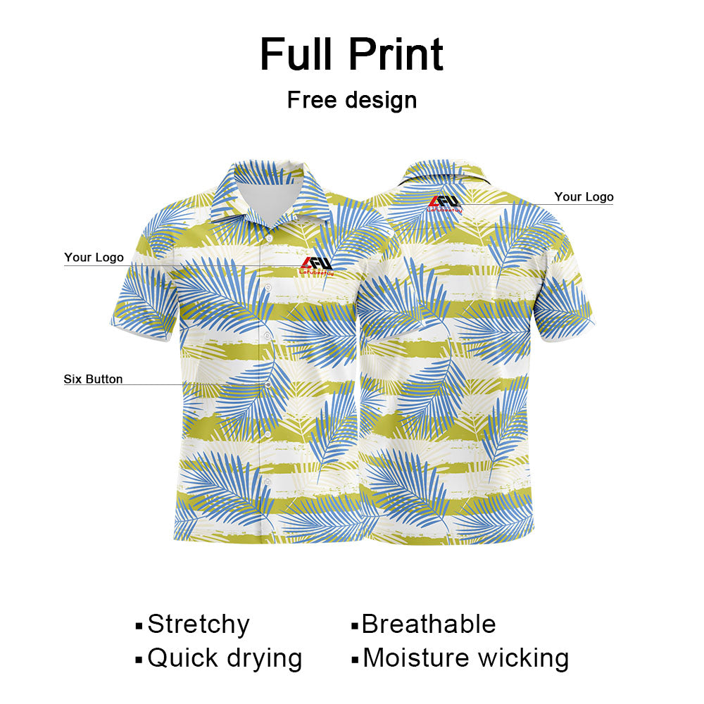 Customize Classic Style Hawaiian Shirts for Adults and Children, Fashionable Shirts