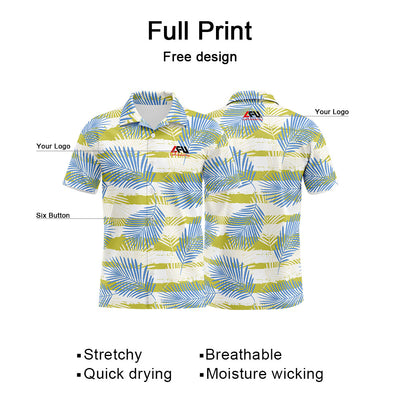Customize Classic Style Hawaiian Shirts for Adults and Children, Fashionable Shirts