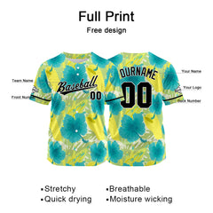 Custom Baseball Jersey Full Print Design Personalized Baseball for Men Women Boy Girl