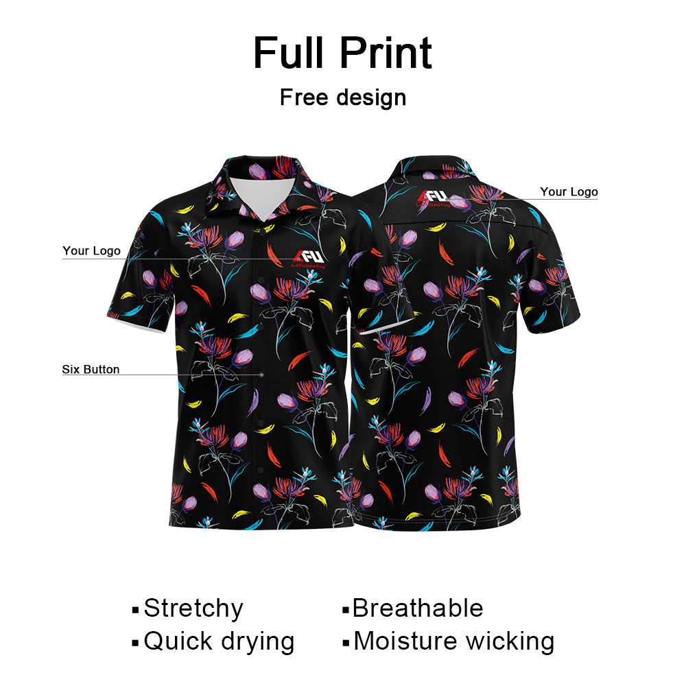 Customize Classic Style Hawaiian Shirts for Adults and Children, Fashionable Shirts