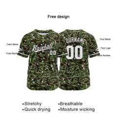 Custom Baseball Jersey Full Print Design Personalized Baseball for Men Women Boy Girl