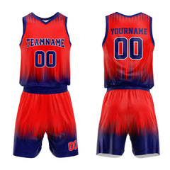 Custom Red-Navy Basketball Jersey for man women uniform Suit Kids Adults Personalized Jersey