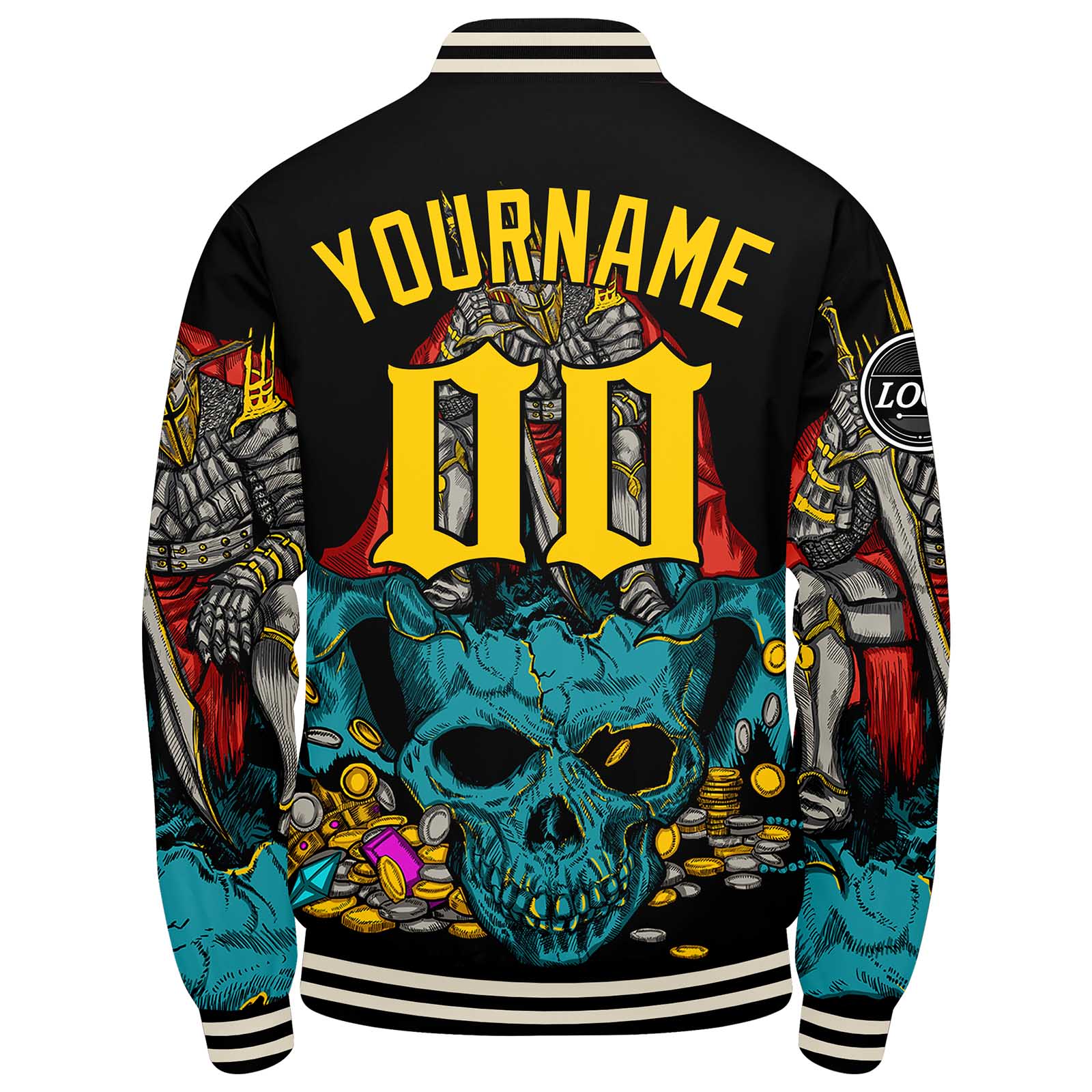 Custom Varsity Jacket Letterman Jacket For Men, Women And Youth Teal Yellow