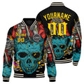 Custom Varsity Jacket Letterman Jacket For Men, Women And Youth Teal Yellow