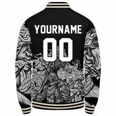 Custom Varsity Jacket Letterman Jacket For Men, Women And Youth Grey