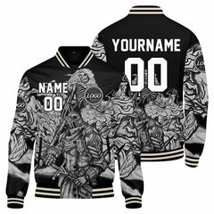 Custom Varsity Jacket Letterman Jacket For Men, Women And Youth Grey