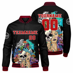 Custom Varsity Jacket Letterman Jacket For Men, Women And Youth Red