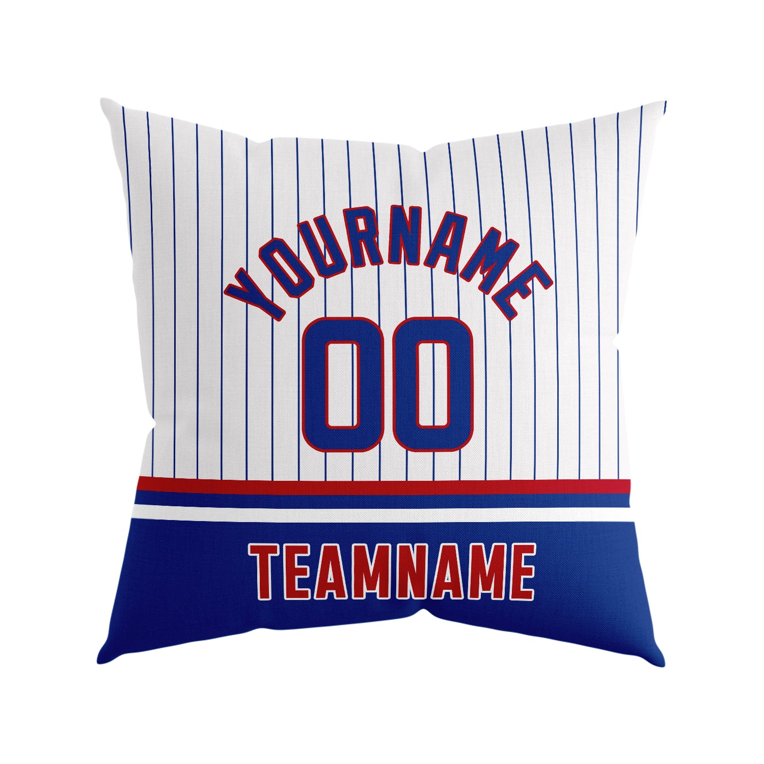 Custom Baseball Throw Pillow for Men Women Boy Gift Printed Your Personalized Name Number Chicago