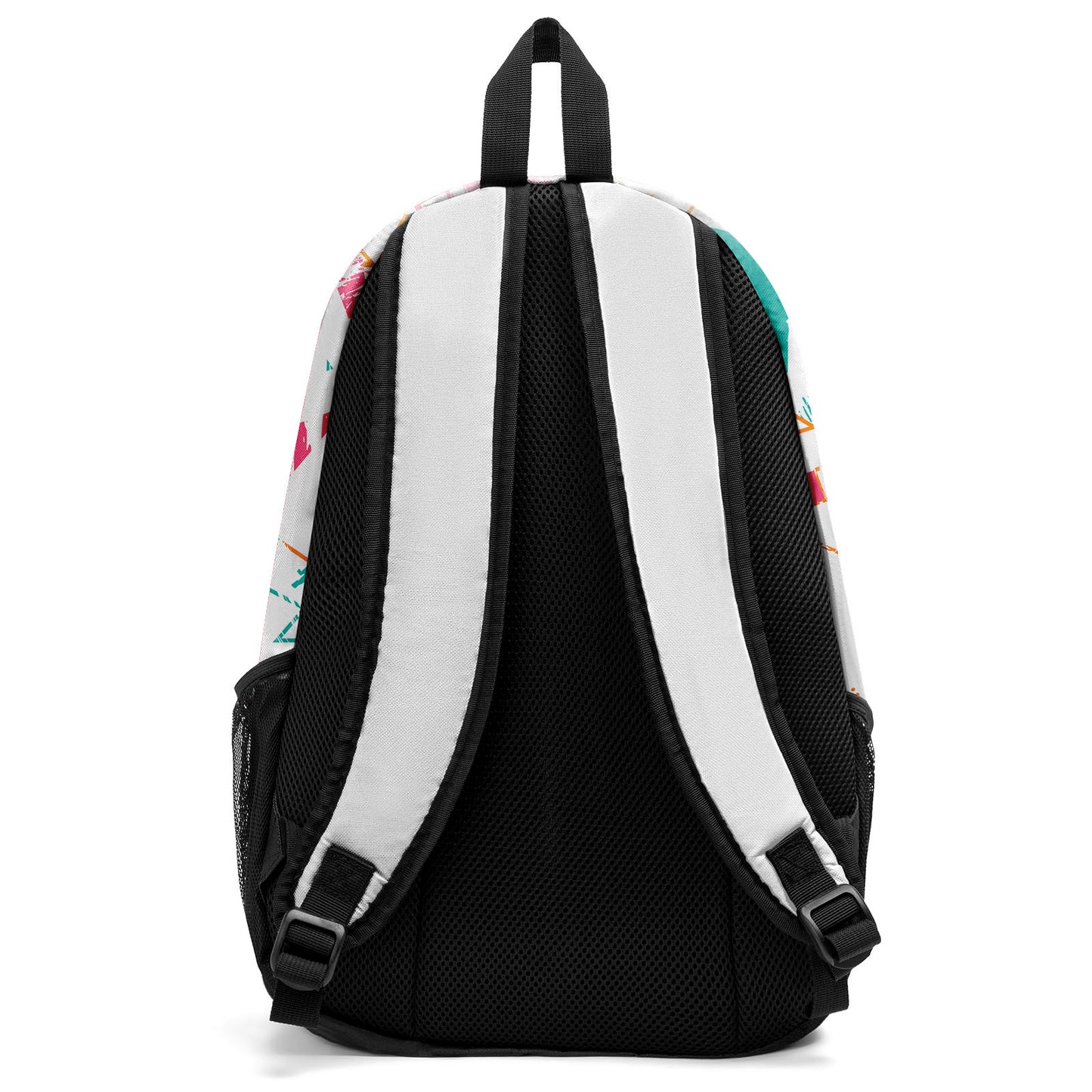Customize White Teal Backpacks Featuring Personalized Names, Numbers and Logos