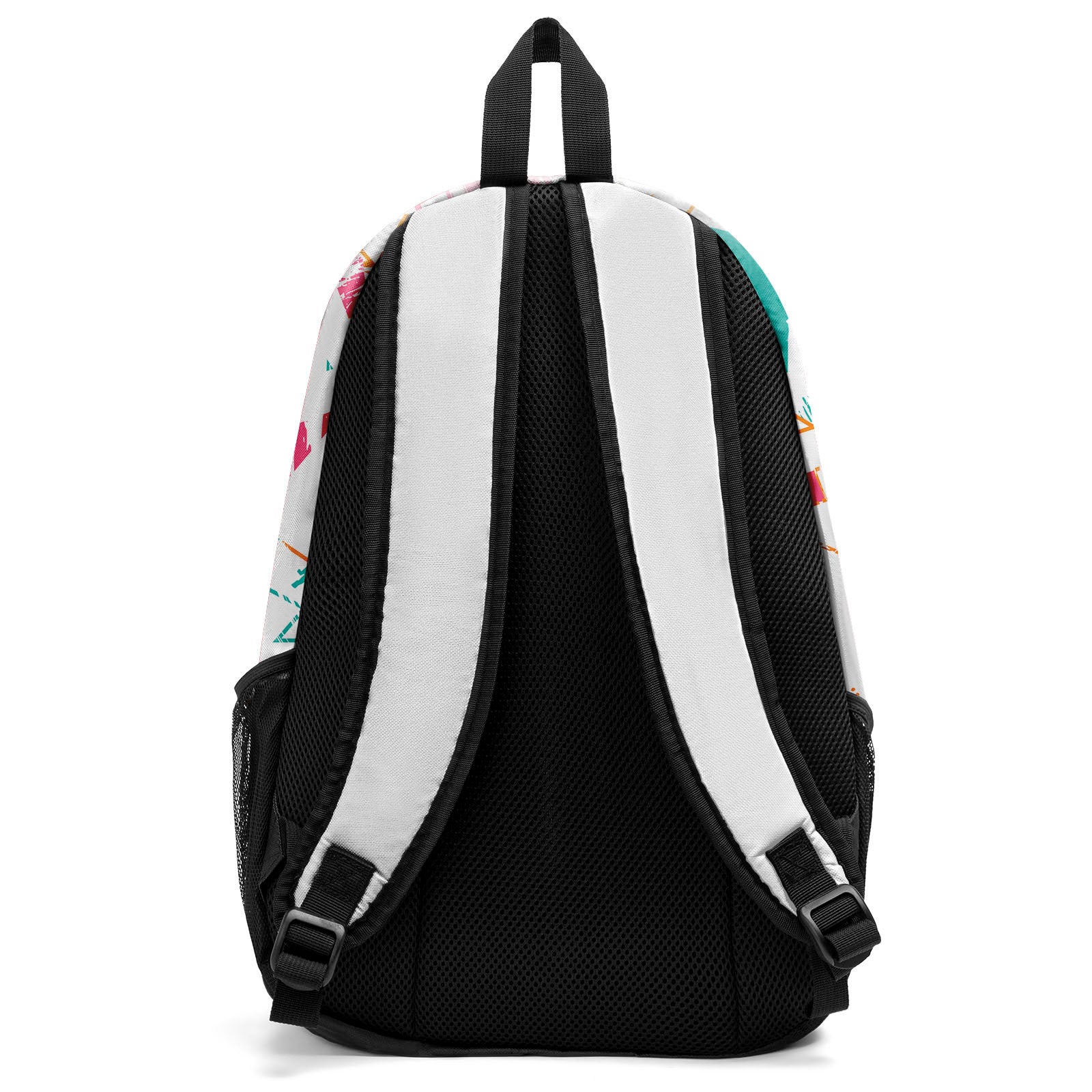 Customize White Teal Backpacks Featuring Personalized Names, Numbers and Logos