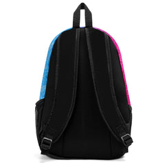 Customize Light Blue Pink Sports Backpacks Featuring Personalized Names, Numbers and Logos