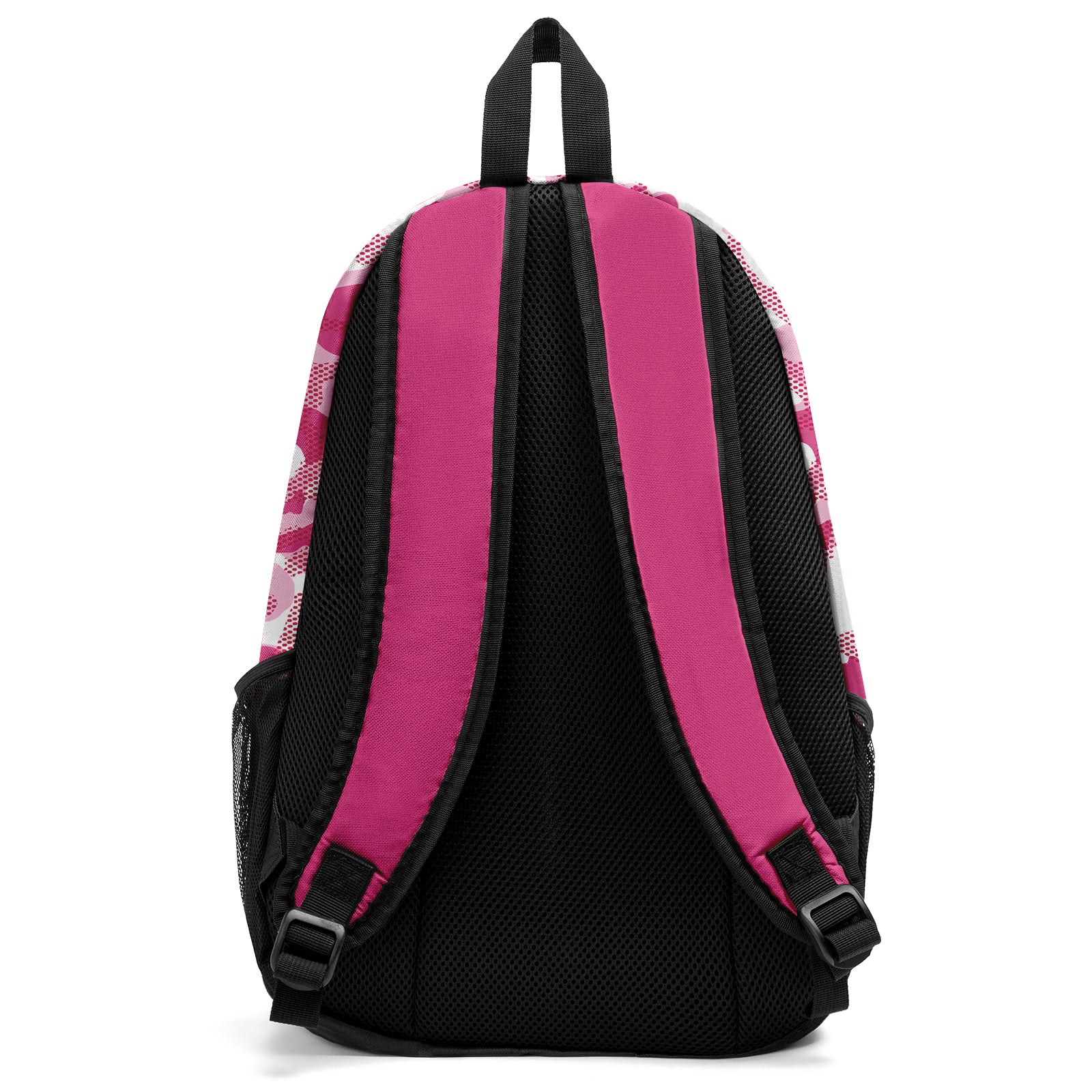Customize Pink Black Sports Backpacks Featuring Personalized Names, Numbers and Logos