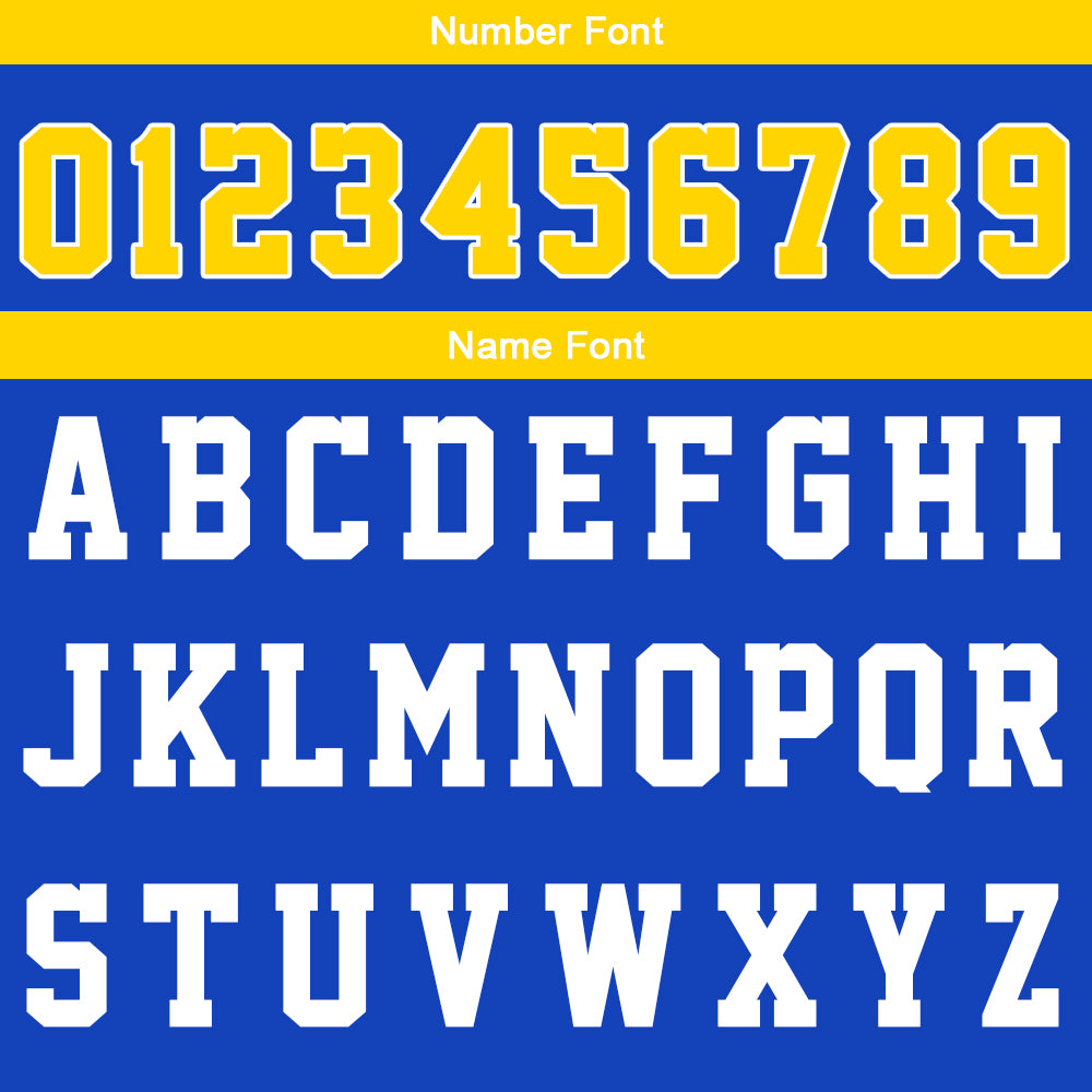 Custom Royal-Yellow Basketball Jersey for man women uniform Suit Kids Adults Personalized Jersey