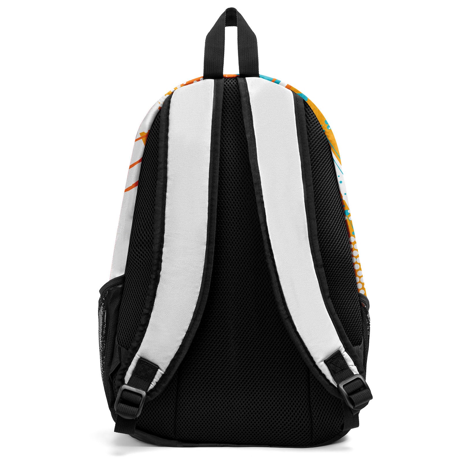 Customize Orange White Backpacks Featuring Personalized Names, Numbers and Logos