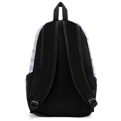 Customize White Blue Black Backpacks Featuring Personalized Names, Numbers and Logos