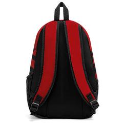 Customize Red Black Backpacks Featuring Personalized Names, Numbers and Logos