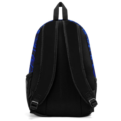 Customize Blue White Backpacks Featuring Personalized Names, Numbers and Logos