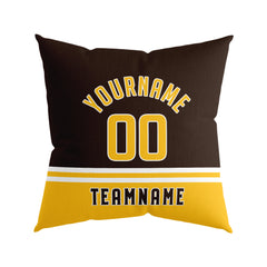 Custom Baseball Throw Pillow for Men Women Boy Gift Printed Your Personalized Name Number San Diego