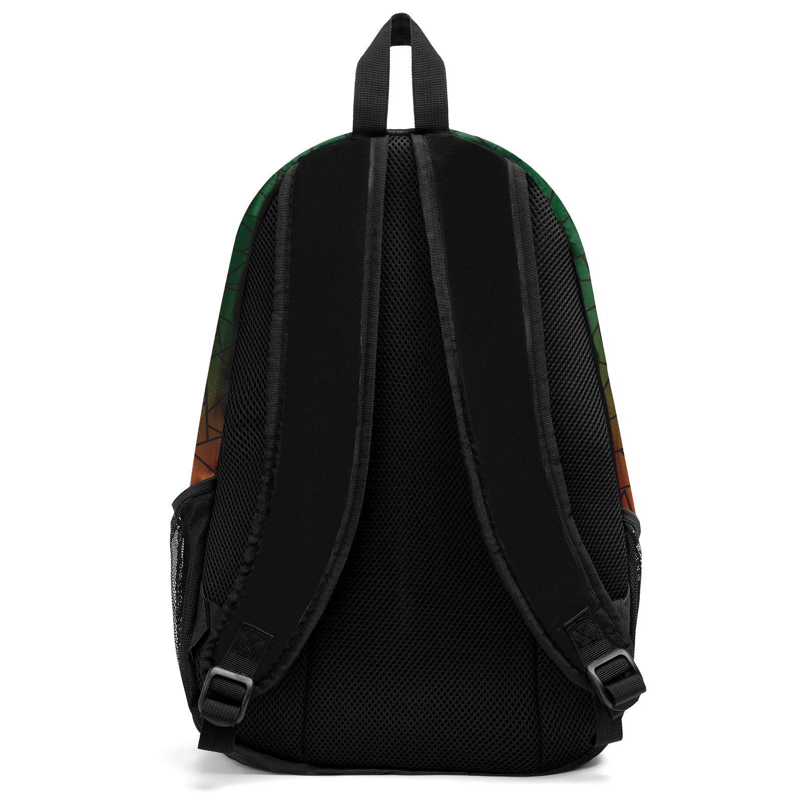 Customize Green Orange Backpacks Featuring Personalized Names, Numbers and Logos