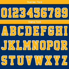 Custom Navy-Yellow Basketball Jersey for man women uniform Suit Kids Adults Personalized Jersey